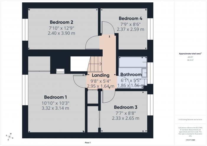 Floorplan for 8 Petrel Close, TA6