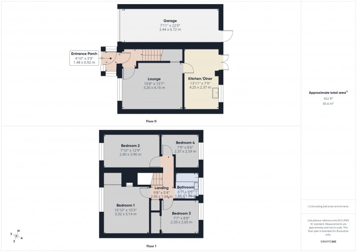 Floorplan for 8 Petrel Close, TA6