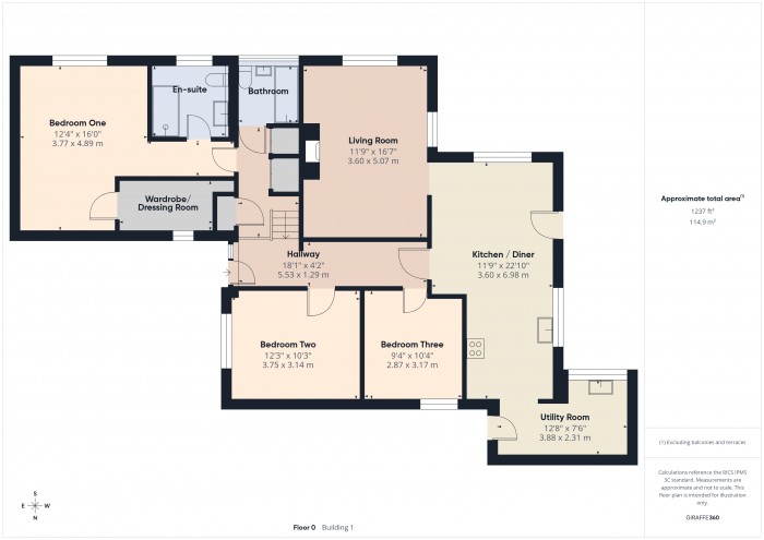 Floorplan for Hillside, TA6