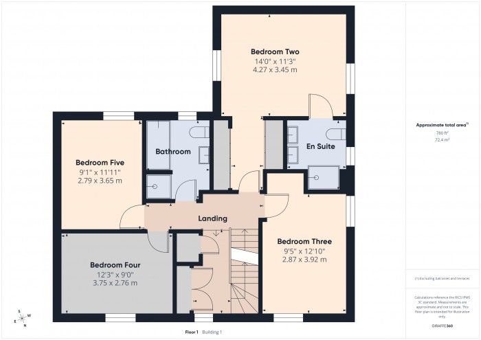 Floorplan for 11 Kicks Farm Close, TA7