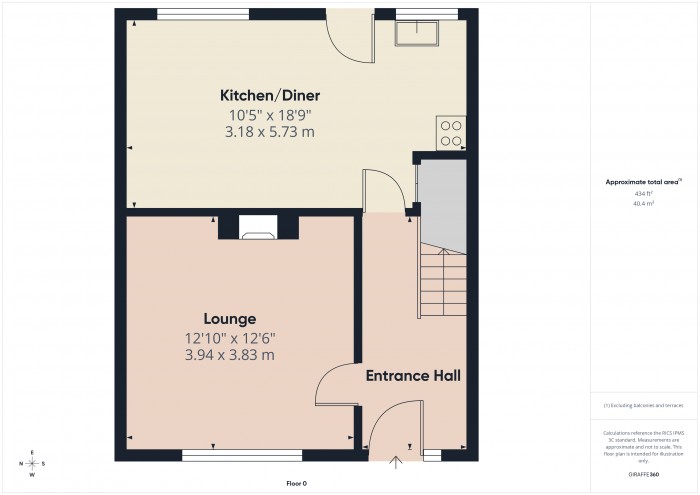 Floorplan for 105 Sydenham Road, TA6