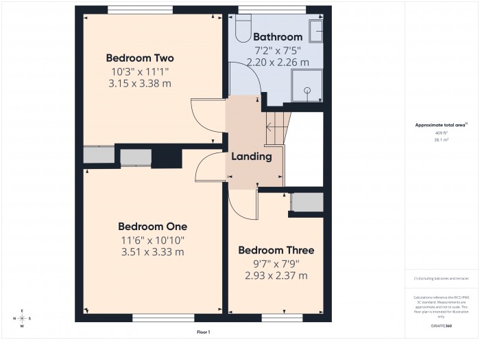 Floorplan for 105 Sydenham Road, TA6