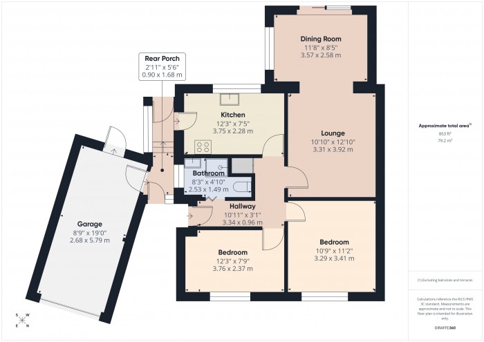 Floorplan for 37 Inwood Road, TA6