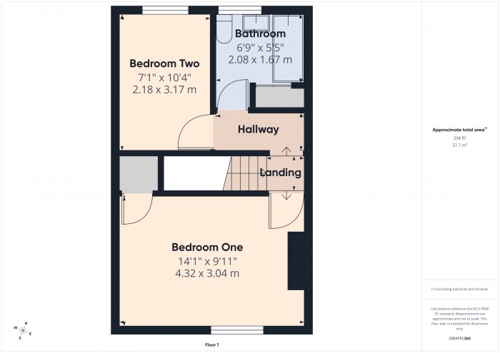 Floorplan for 7 Devonshire Street, TA6