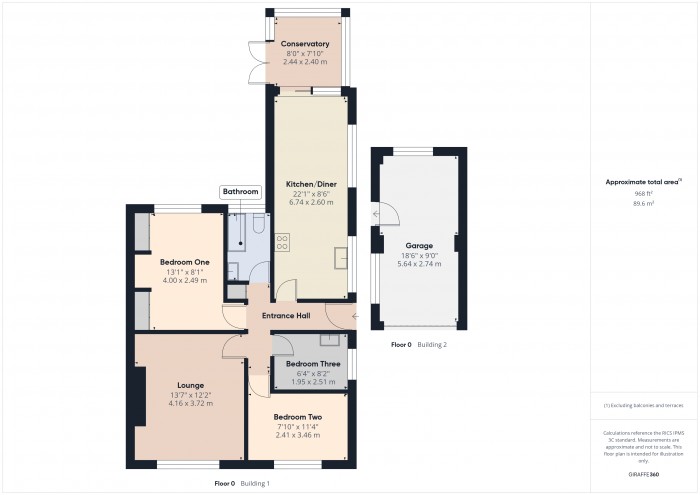 Floorplan for 62 Sedgemoor Road, TA6