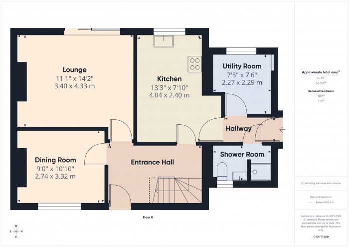 Floorplan for 11 Beechwood, TA6