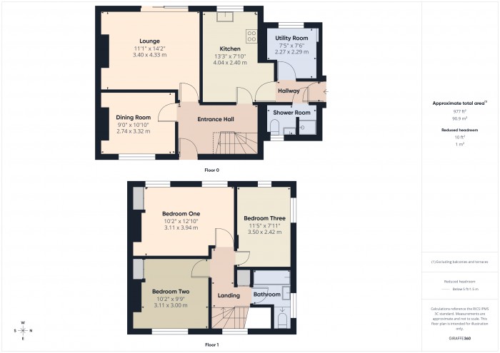 Floorplan for 11 Beechwood, TA6