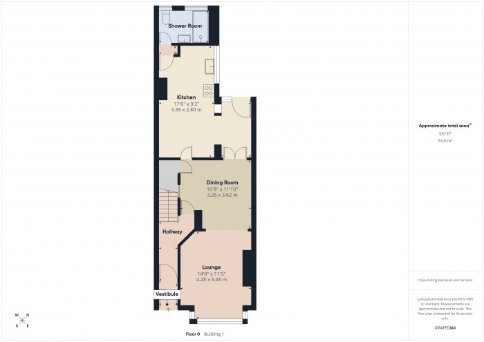 Floorplan for 13 Loxleigh Avenue, TA6