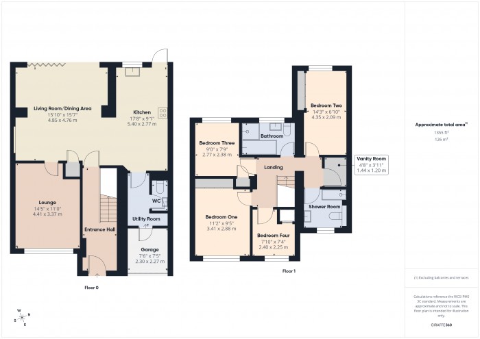 Floorplan for 33 Ladymead Close, TA6