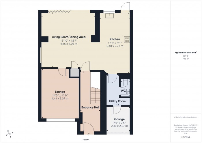 Floorplan for 33 Ladymead Close, TA6