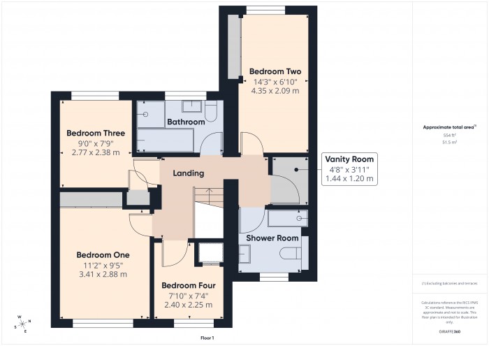 Floorplan for 33 Ladymead Close, TA6