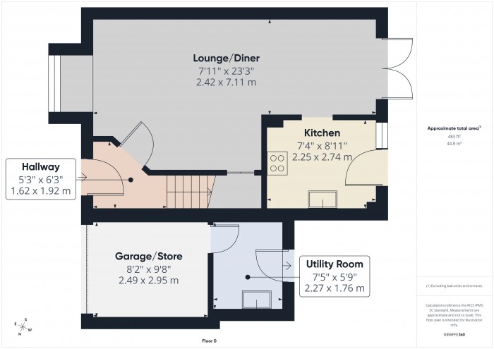 Floorplan for 4 Hazelwood Drive, TA6