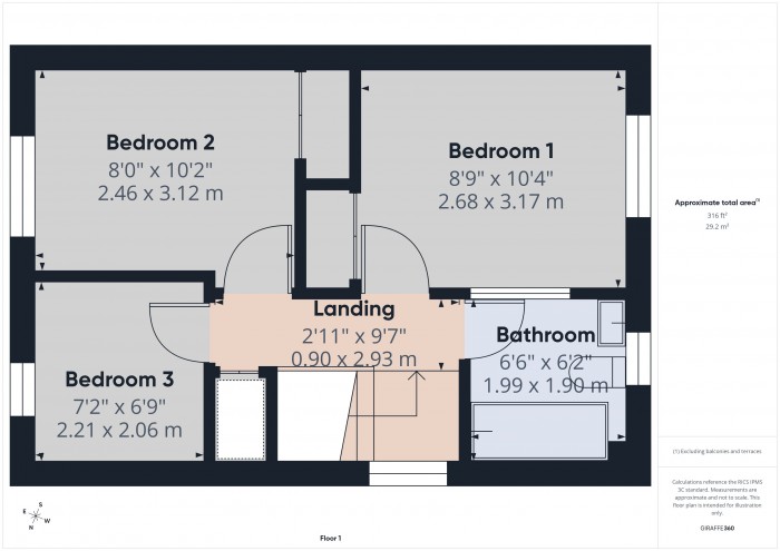Floorplan for 4 Hazelwood Drive, TA6