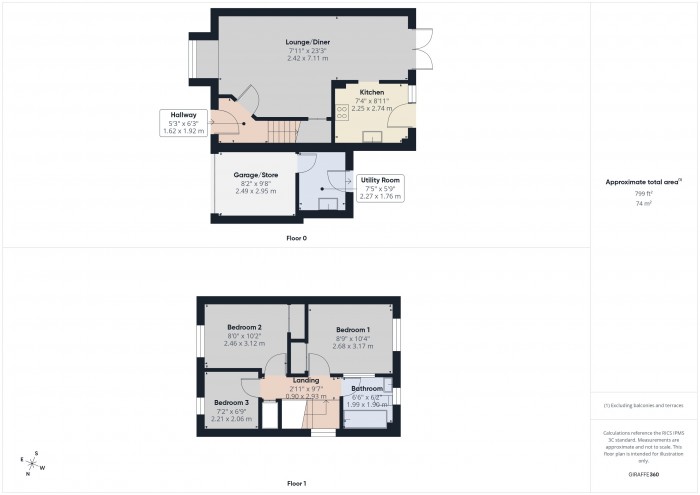 Floorplan for 4 Hazelwood Drive, TA6