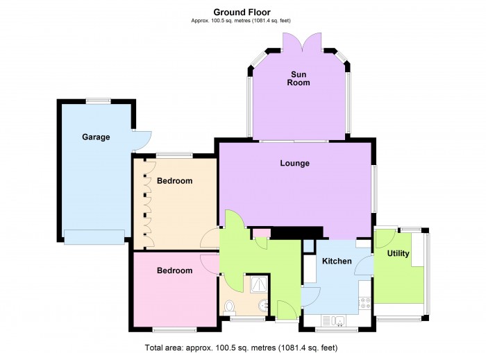 Floorplan for 6 Monmouth Close, TA7