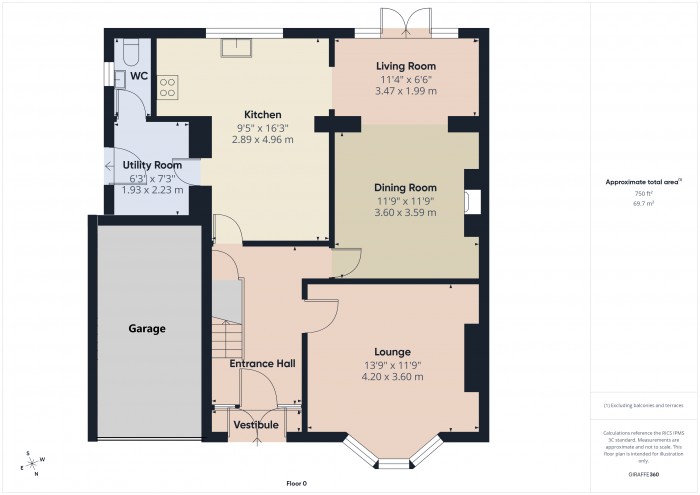 Floorplan for 47 Quantock Road, TA6