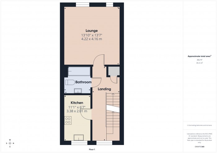 Floorplan for 70 Griffen Close, TA6