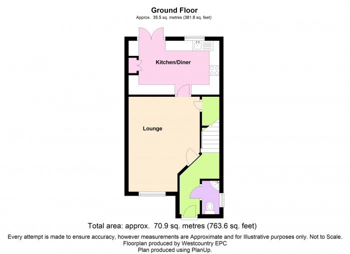 Floorplan for 2 Amberwood Mews, TA6