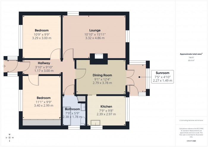 Floorplan for 26 Fernleigh Avenue, TA6