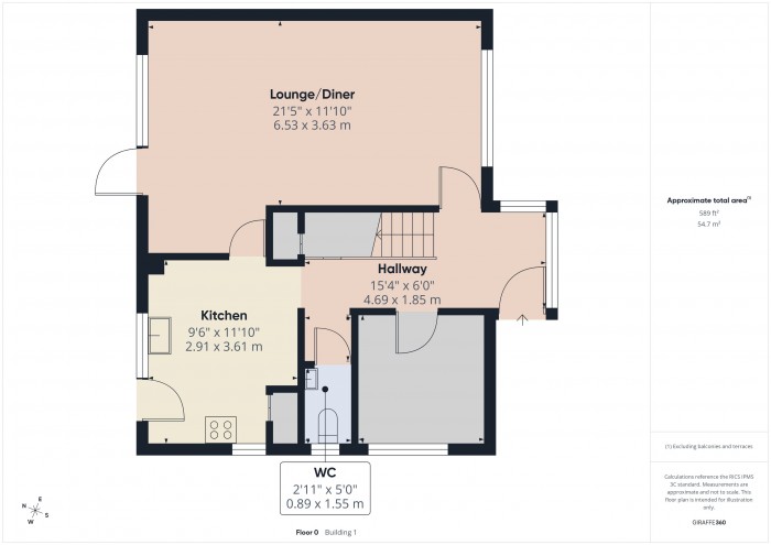 Floorplan for 14 Lyndhurst Crescent, TA6