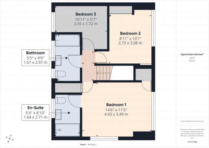 Floorplan for 14 Lyndhurst Crescent, TA6