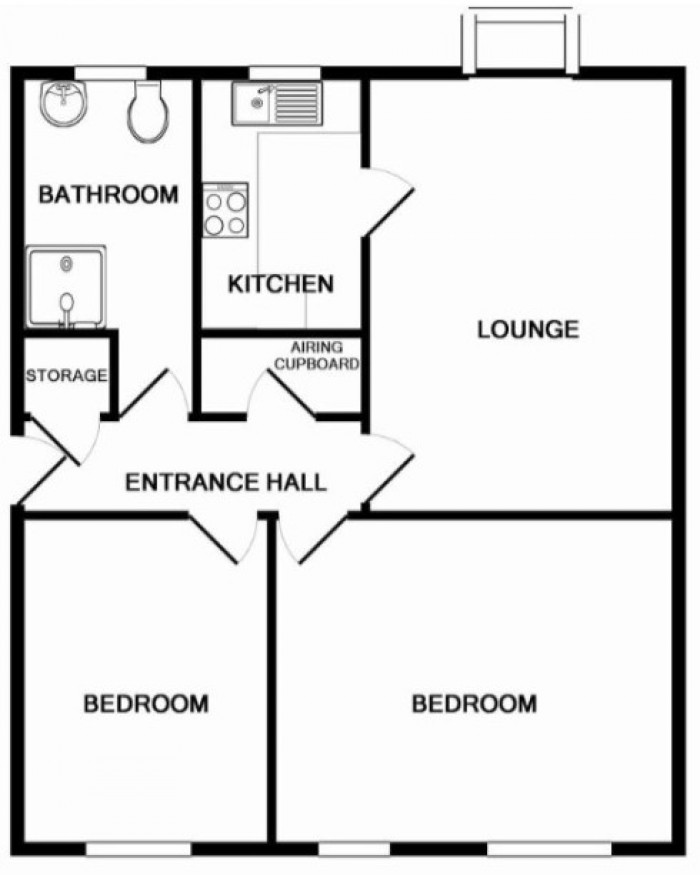 Floorplan for 43 Anson Way, TA6