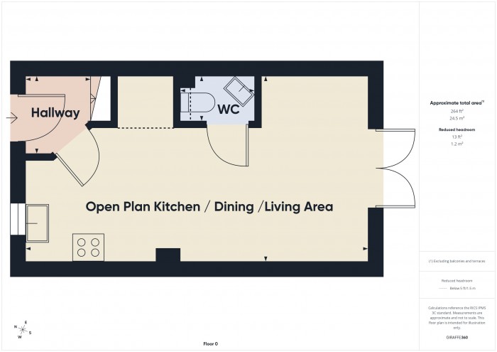 Floorplan for 25 Hamilton Drive, TA6