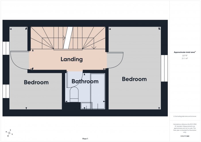 Floorplan for 25 Hamilton Drive, TA6