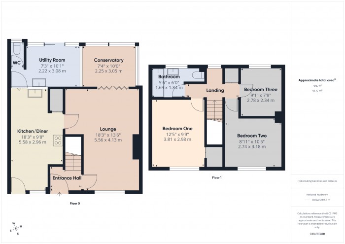 Floorplan for 30 Mendip Road, TA6