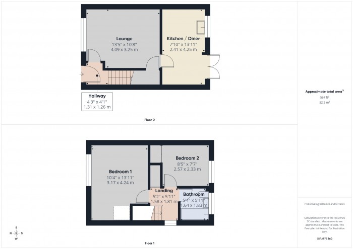 Floorplan for 16 Mayflower Close, TA6