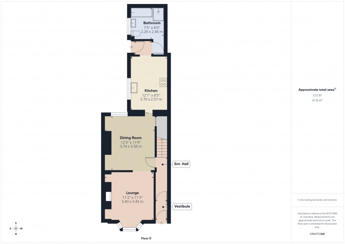 Floorplan for 17 Halesleigh Road, TA6