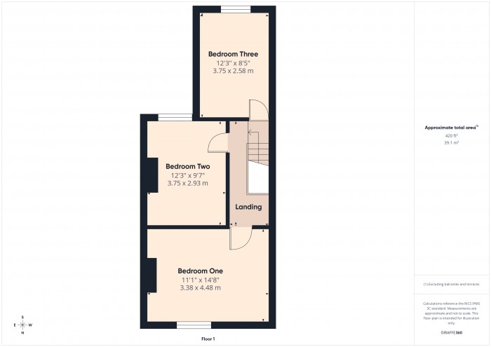 Floorplan for 17 Halesleigh Road, TA6