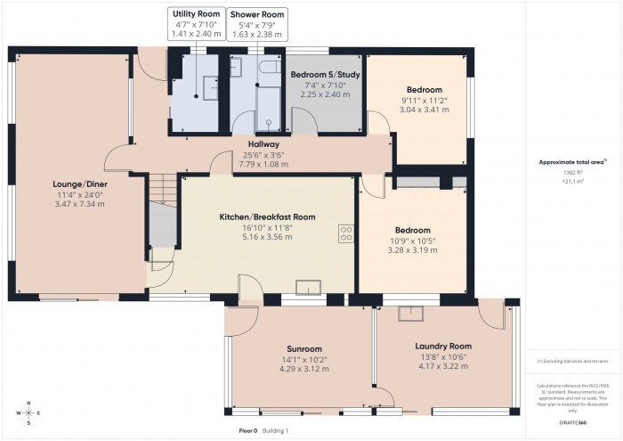 Floorplan for 2A Holford Road, TA6