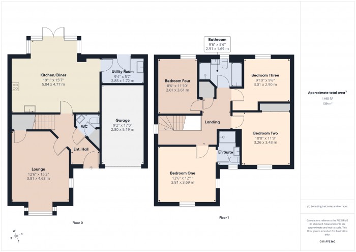 Floorplan for 5 Chatsworth Drive, TA6