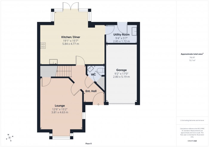 Floorplan for 5 Chatsworth Drive, TA6