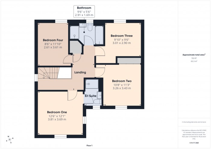 Floorplan for 5 Chatsworth Drive, TA6