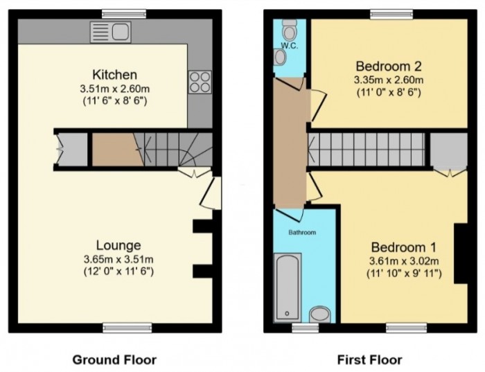 Floorplan for 2 Crowpill Lane, TA6