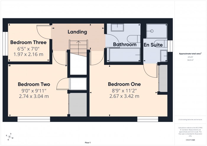 Floorplan for 6 Simmental Street, TA6