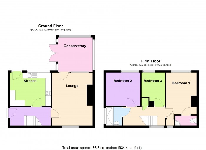 Floorplan for 33 Darkfield Way, TA7