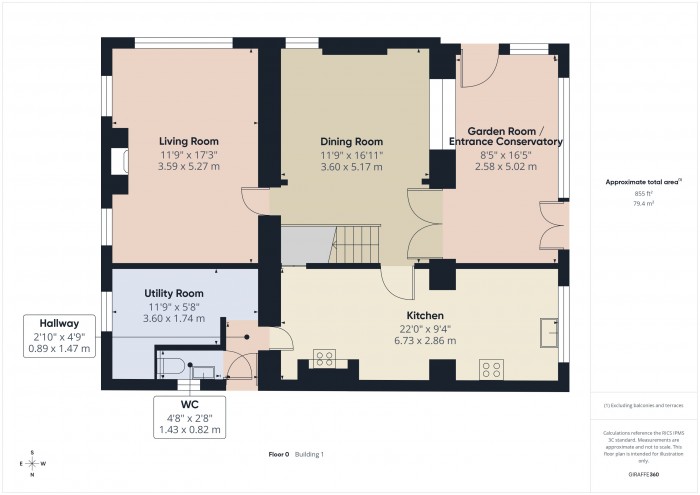 Floorplan for Manor Lodge, TA5