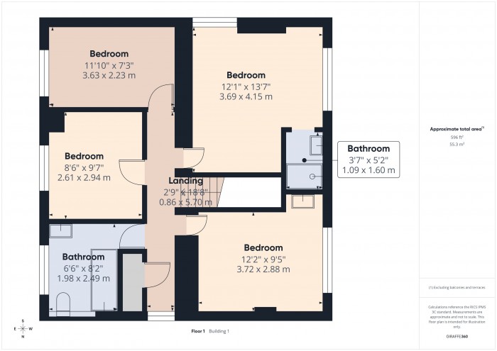 Floorplan for Manor Lodge, TA5