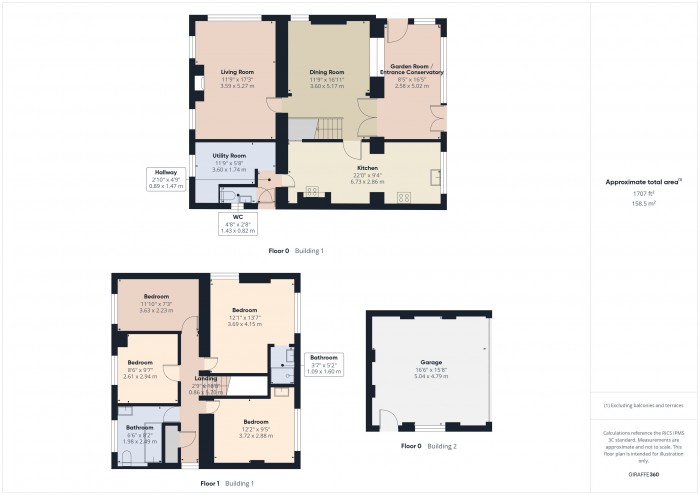 Floorplan for Manor Lodge, TA5