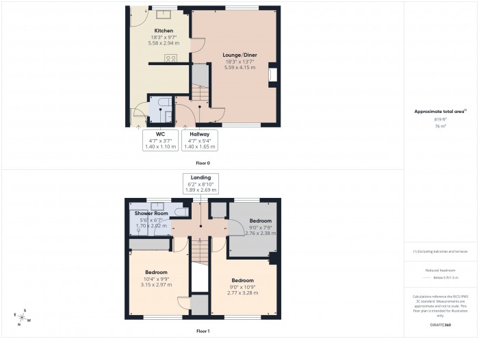 Floorplan for 33 Adscombe Avenue, TA6