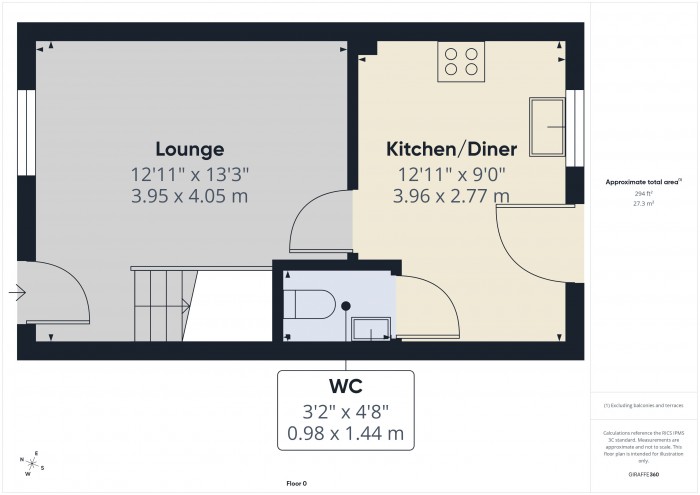 Floorplan for 50 Bath Road, TA6