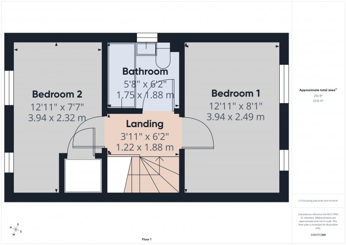 Floorplan for 50 Bath Road, TA6
