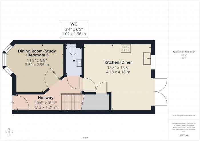 Floorplan for 76 Stockmoor Drive, TA6