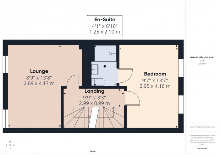 Floorplan for 76 Stockmoor Drive, TA6