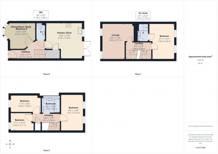 Floorplan for 76 Stockmoor Drive, TA6