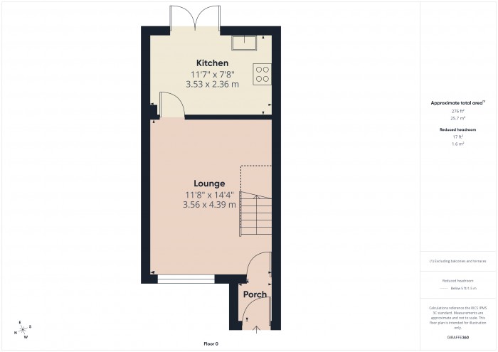Floorplan for 140 Allington Close, TA1
