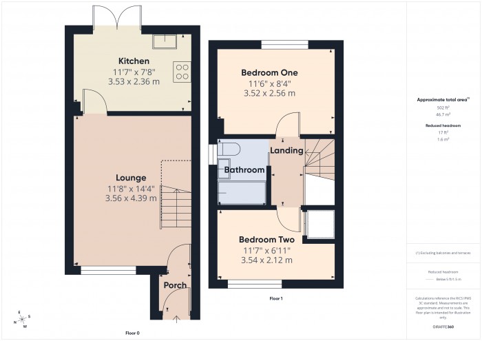 Floorplan for 140 Allington Close, TA1